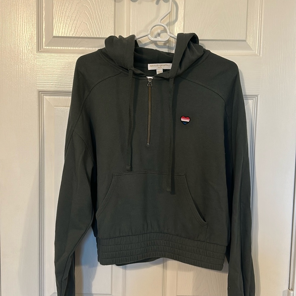 Spiritual gangster, heart, moonlight, half zip hoodie - Picture 3 of 6